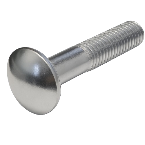 Imperial Carriage Bolt Dome Head Partial Thread Zinc Plated 3/8-16 * 8" Grade 2