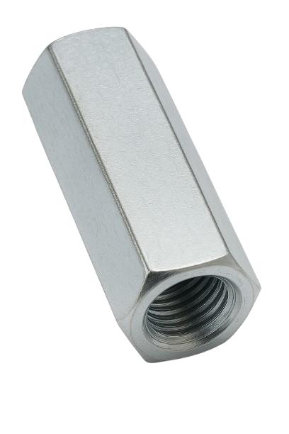 Coupling Hexagonal Nut Zinc Plated 1/4-20 Grade 5