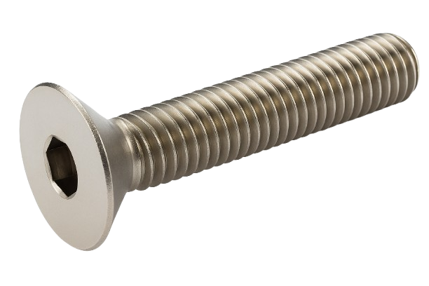 Flat Head Cap Screw Full Thread Stainless Steel 8-32 * 1-1/4" [Cup Point] [Allen Drive]