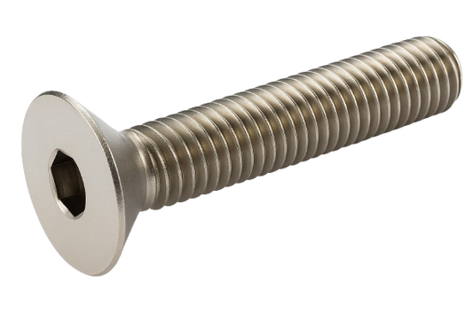 Metric Flat Head Cap Screw A4 Stainless Steel [Equivalent 316 SS] Full Thread M16 * 2.0 * 50mm [Allen Key]