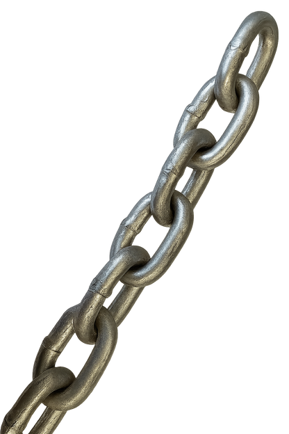 Straight Link Chain Zinc 3/8 Grade 30