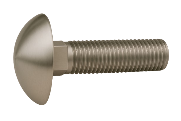 Imperial Carriage Bolt Dome Head Full Thread 316 Stainless Steel 1/4-20 * 1"