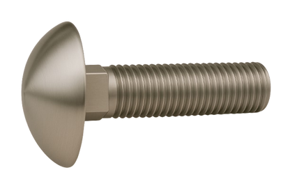 Imperial Carriage Bolt Dome Head Full Thread 316 Stainless Steel 1/4-20 * 1"