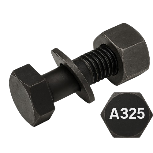 Imperial Structural Hexagonal Bolt Partial Thread Plain Alloy Steel 1/2-13 * 2" Grade A325