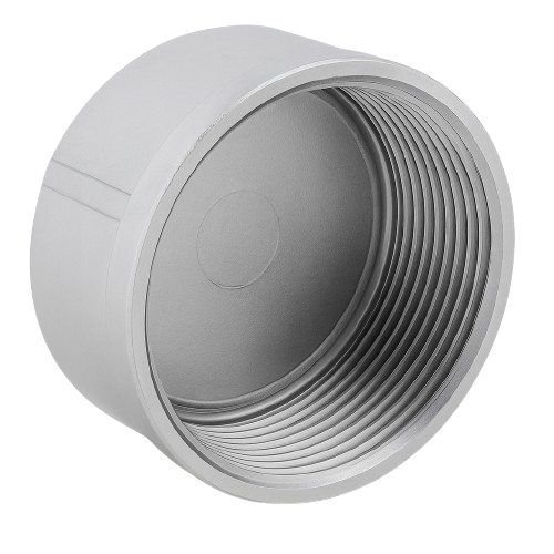 Low Pressure Threaded Cap Fitting 316 Stainless Steel 1-1/2-11-1/2 [NPT]