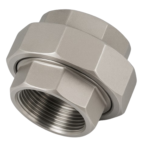 Low Pressure Threaded Union Straight Connector 316 Stainless Steel 1-1/2-11-1/2 [Female NPT]