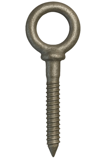 Lag Eyebolt With Shoulder Hot Dip Galvanized 1/4-20 * 2"