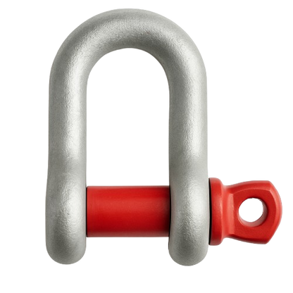 D-Shackle Hot Dip Galvanized 3/8-24