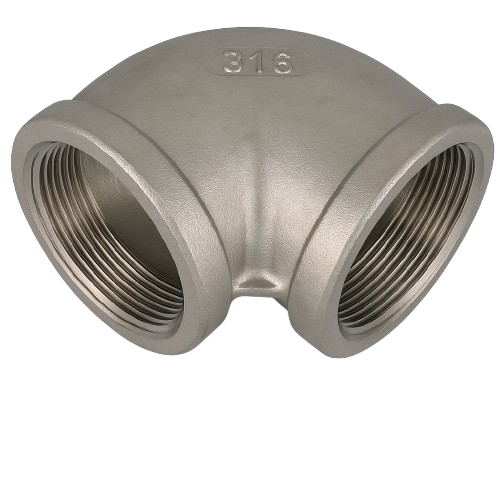 Low Pressure Threaded Elbow Pipe Fitting Stainless Steel 1/8-27 * 90° [NPT]