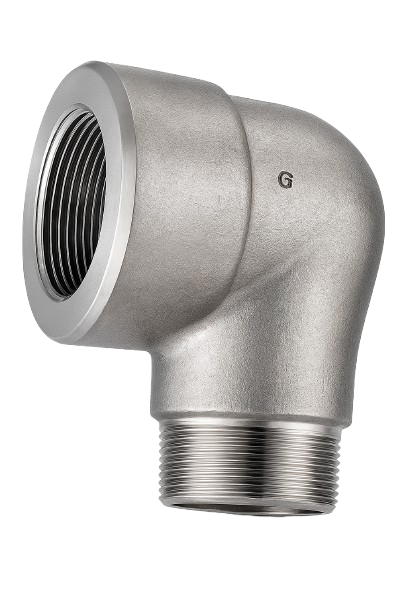 Low Pressure Threaded Elbow Pipe Fitting 316 Stainless Steel 3/4-14 * 90° [Male x Female NPT]