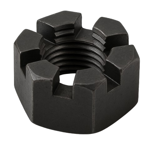 Castel Nut Fine Thread black Steel 1/2-20 Grade 2