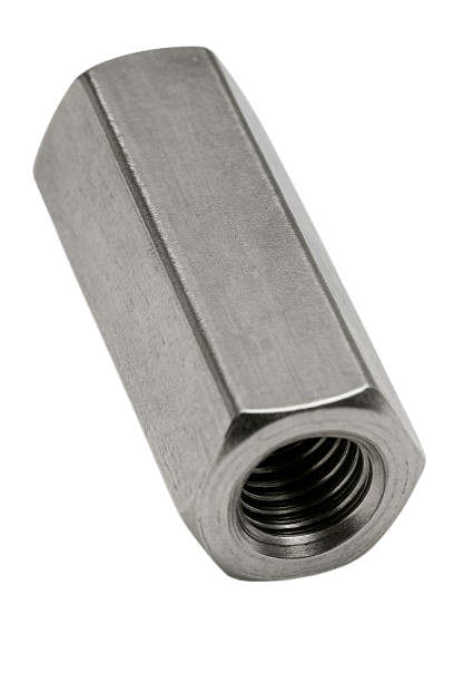 Coupling Hexagonal Nut 304 Stainless Steel 1/2-13
