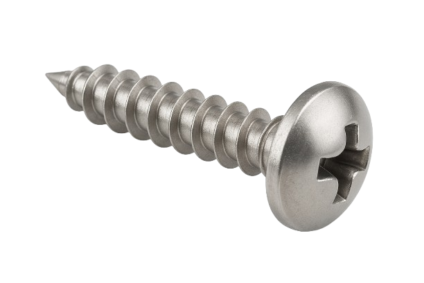 Pan Head Metal Screw Full Thread Stainless Steel #2 * 1/4" [Philips Drive]