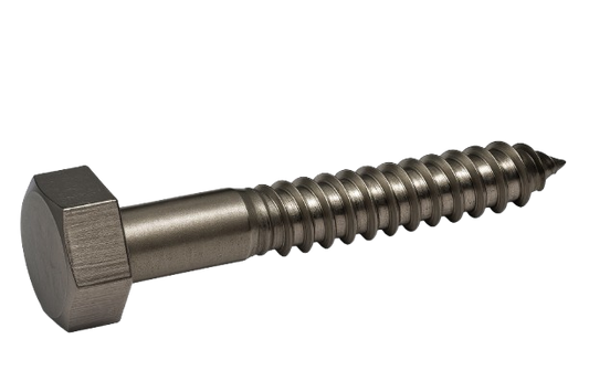 Hexagonal Lag Screw Stainless Steel 5/8 * 7"