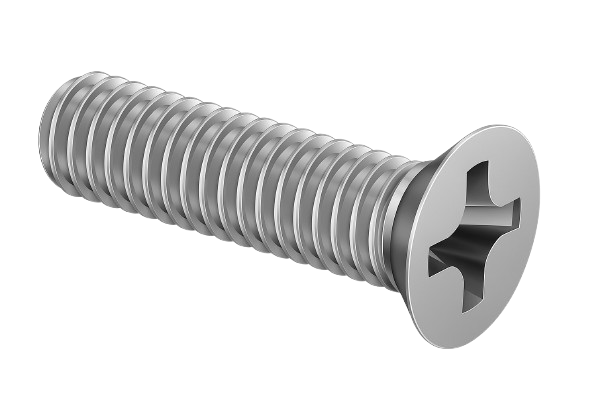 Flat Head Machine Screw Fine & Full Thread Zinc 10-32 * 1" [Quadrex Drive]