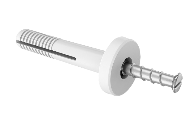 Plastic Removable Achors White Nylon 1/4-20 * 1-1/2"