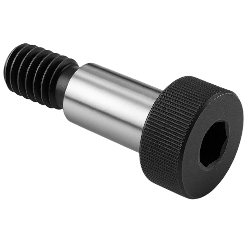 Shoulder Screw Black Steel 5/8-11 * 4-1/2" Grade 8 [Cup Point] [Allen Drive]