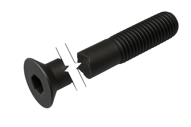 Metric Flat Head Cap Screw Black-Oxide Alloy Steel Partial Thread M5 * 0.8 * 35mm Grade 12.9 [Allen Key]