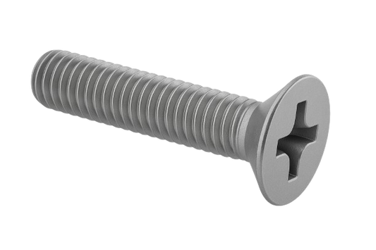 Flat Head Cap Screw Fine & Full Thread Stainless Steel 10-32 * 5/16" [Cup Point] [Allen Drive]