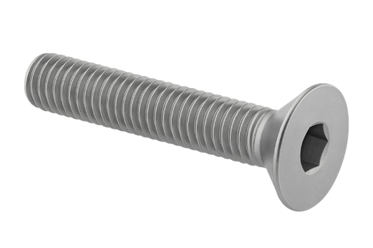 Flat Head Cap Screw Full Thread Stainless Steel 5/8-11 * 1" [Cup Point] [Allen Drive]
