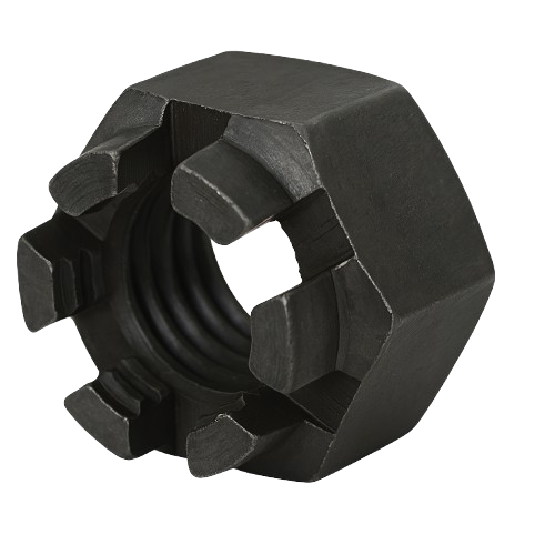 Castel Nut Fine Thread black Steel 1/2-20 Grade 2