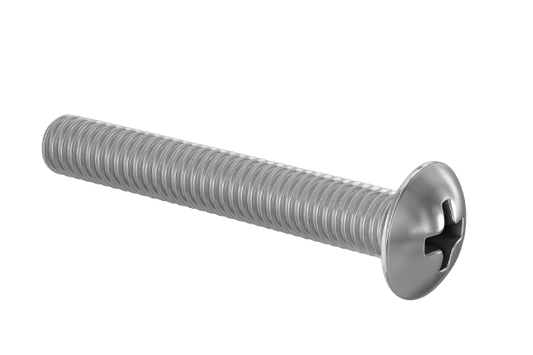 Truss Head Machine Screw Full Thread Stainless Steel 3/8-16 * 3/4" [Philips Drive]
