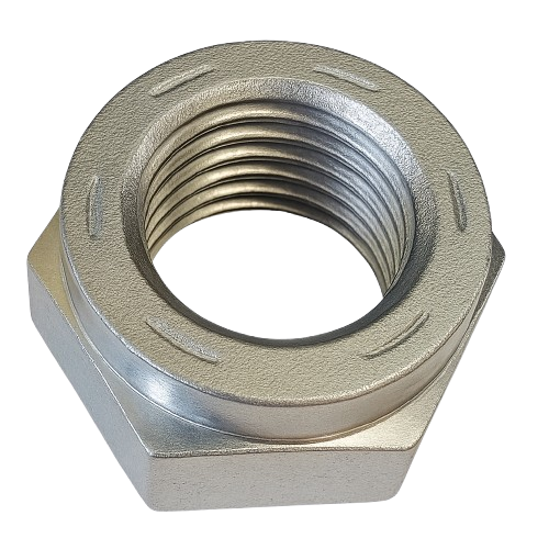 Conical Hexagonal Nut Zinc Plated 1-1/8-7 Grade 8