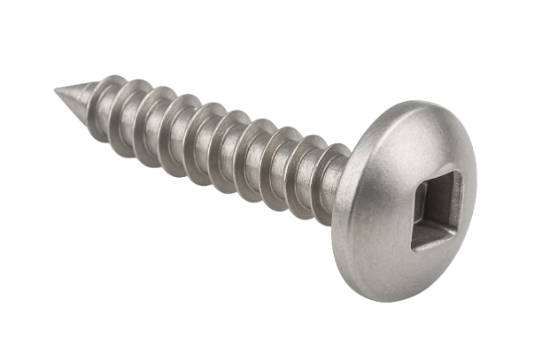 Pan Head Metal Screw Full Thread Stainless Steel #8 * 5/8" [Square Drive]