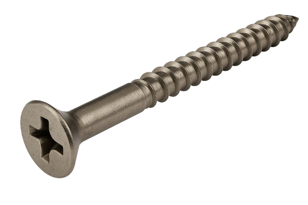 Flat Head Wood Screw Stainless Steel #12 * 3" [Philips Drive]