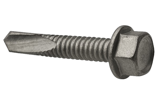 Hexagonal Head Drilling Screw Tek 5 Hot Dip Galvanized 1/4-28 * 8"