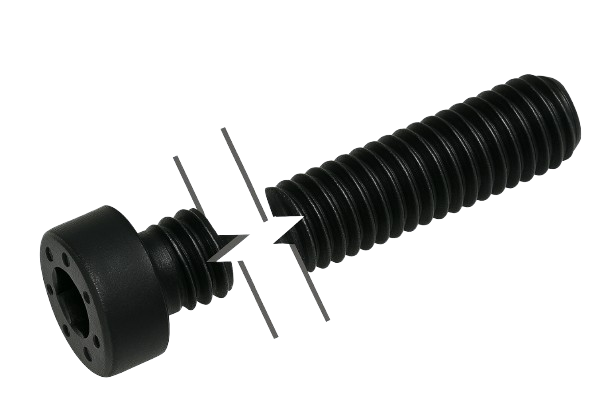 Metric Low Head Socket Head Cap Screw Black-Oxide Alloy Steel Full Thread M10 * 1.5 * 12mm Grade 10.9 [Allen Key]