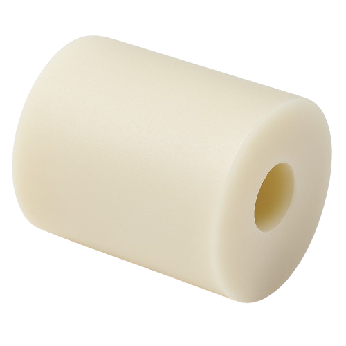 Non-Threaded Round Standoff White Nylon 3/16 ID * 1/4"