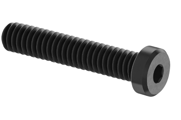 Low Head Socket Head Cap Screw Full Thread Black Steel 1/2-13 * 2" Grade 8 [Cup Point] [Allen Drive]