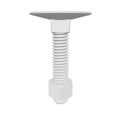 Imperial Elevator Bolt Full Thread 304 Stainless Steel   1/4-20  * 2"