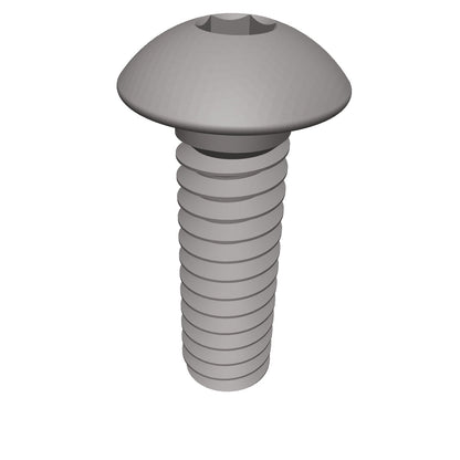 Button Head Cap Screw Full thread Stainless Steel 5/16-18 * 1-1/4" [Cup Point] [Allen Drive]