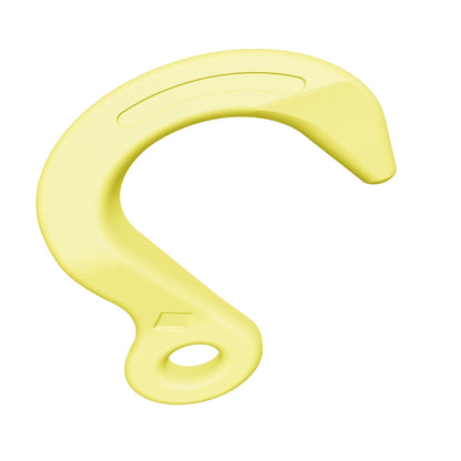 Wide Mount Hook With Eye jaune Painted Alloy Steel 5/8 Grade 80