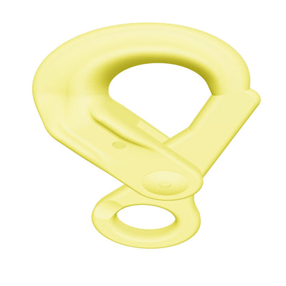 Eye Hook With Locking Latch Orange Painted Alloy Steel 1/2 Grade 80