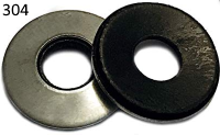 Neoprene Bonded Washer For Sealing Stainless Steel #1/4 * 5/8 OD