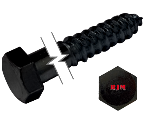 Imperial Hexagonal Lag Screw Full Thread Zinc Plated 3/4" * 8"