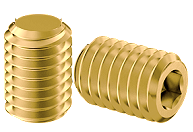Plug Set Screw Pipe Thread Brass 1/4-18 * 3/4" [Allen Drive] [NPT]