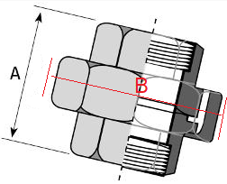 Low Pressure Threaded Union Straight Connector Stainless Steel 4-8 [Female NPT]