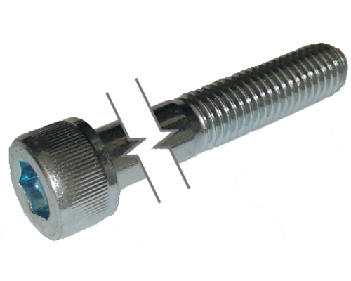 Metric Socket Head Cap Screw Zinc Plated Partial Thread M6 * 1.0 * 80mm Grade 8.8 [Allen Key]