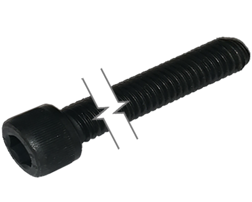 Metric Socket Head Cap Screw Black-Oxide Alloy Steel Full Thread M1.6 * 0.35 * 5MM Grade 12.9 [Allen Key]